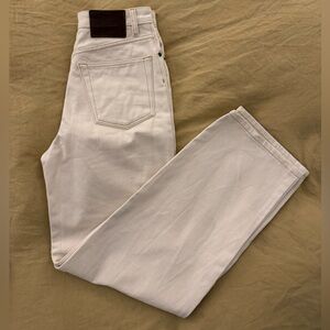 Interior rigid cream denim